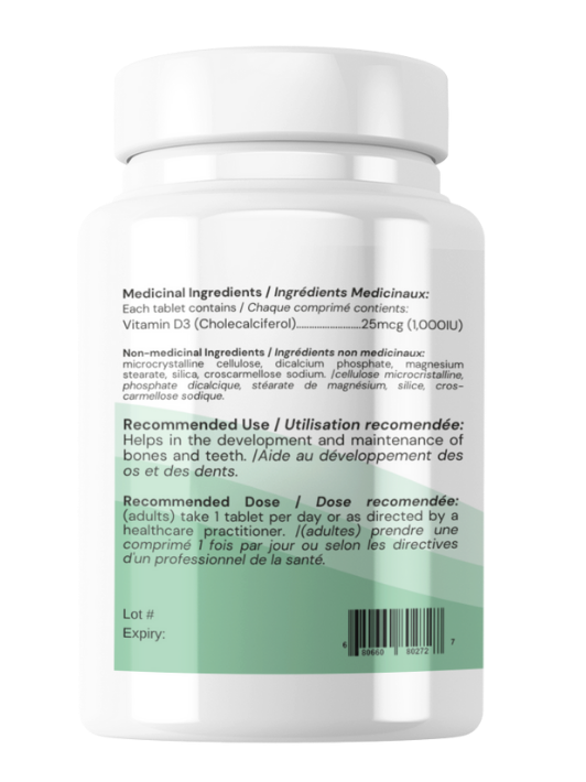 Vitamin D3 -Orgen Nutraceuticals