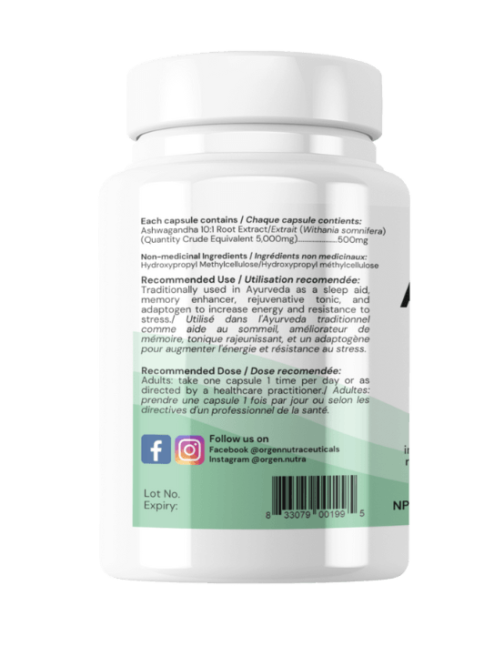 Ashwagandha -Orgen Nutraceuticals