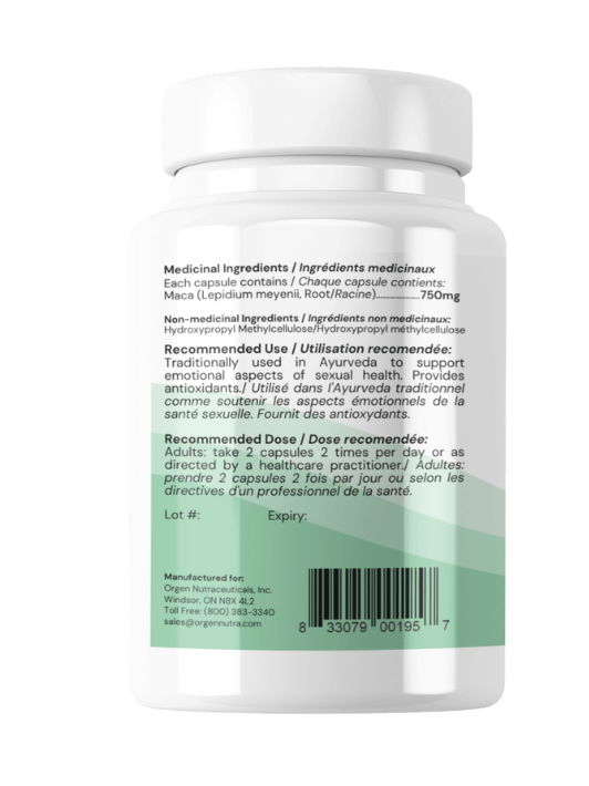 Maca -Orgen Nutraceuticals