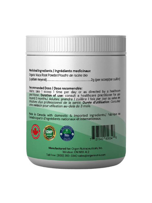Organic Maca Powder -Orgen Nutraceuticals